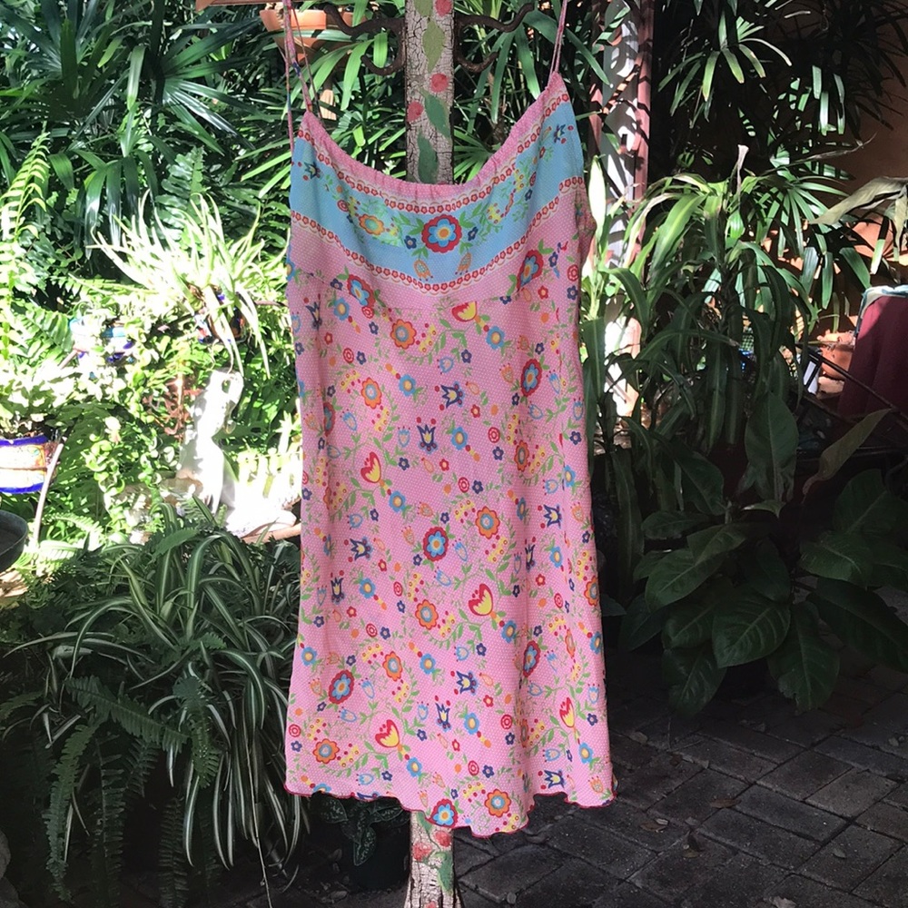 Patterned Slip Dress